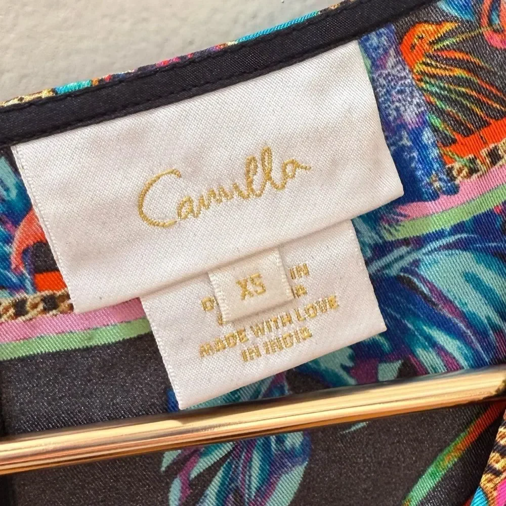 Camilla Short Waisted Dress in Naughty Neon Size XS Retail $699